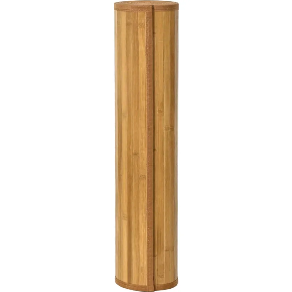 vidaXL Vloerkleed rechthoekig 100x300 cm bamboe naturel