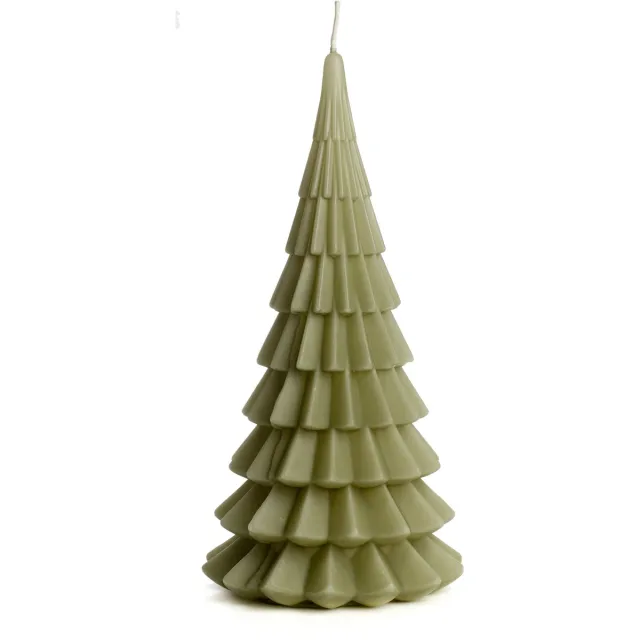 Rustik Lys Outdoor Kerstboom kaars - Eucalyptus - 20x40cm