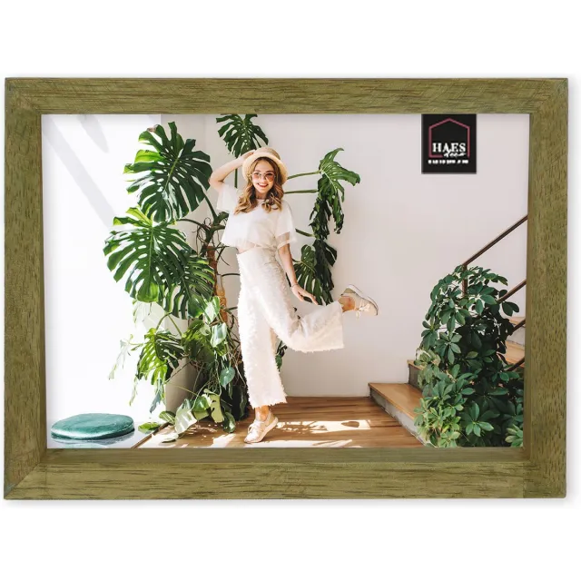 HAES deco Houten Fotolijst Almeria in rustiek bruin voor 1 foto 15x10 cm liggend/horizontaal (formaat 16,3 x 11,3 cm) - SP11615