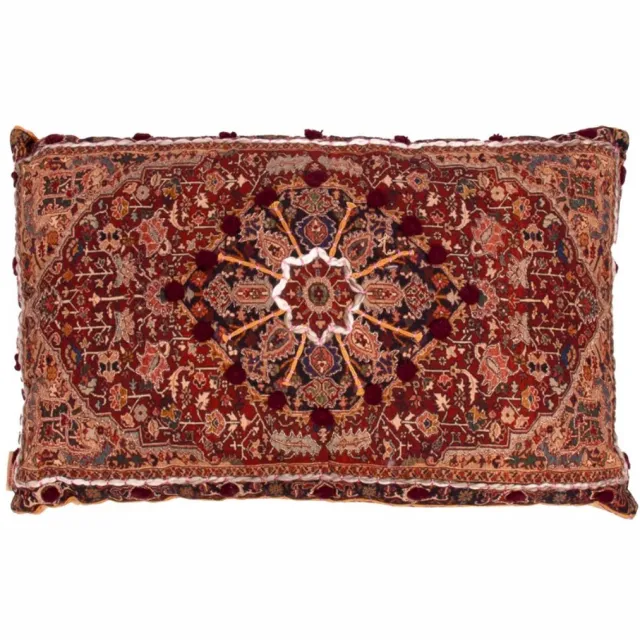 Imbarro Kussen - Sierkussen - Yiva - 100 % katoen velvet - 60x40 cm groen
