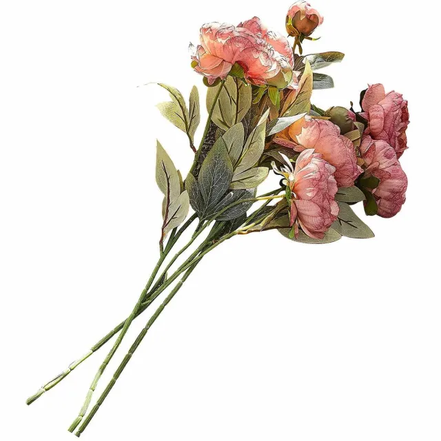 Loberon Sierbloem set van 3 Gilgandra roze/groen