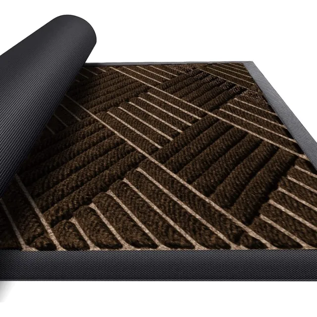 PureJoy Deurmat voor Buiten – Buiten deurmat – Entreemat Braun Lingmeng