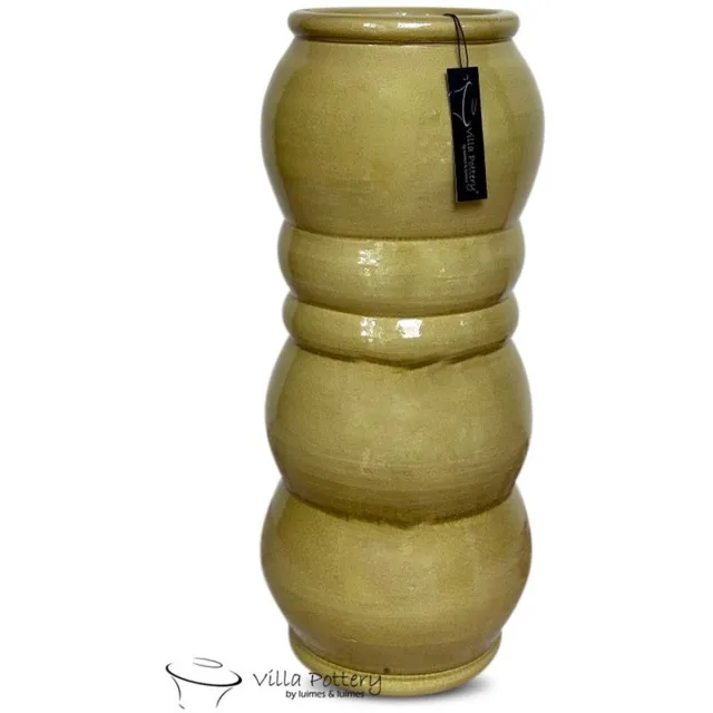 Villa Pottery Vaas - Bloempot - Villa Pottery - Keramiek - Decoratie - Woondecoratie - Renesse 3_3 Light Green Vase Groen