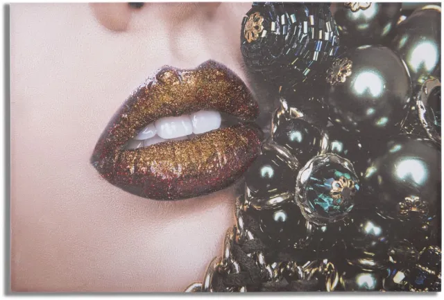 Mauro Ferretti Wandprint Handmade Wall Printingbeautiful Lips 80×3,8×120 cm Multicolor