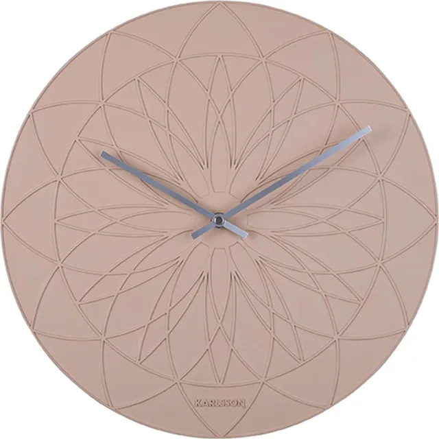 Karlsson Wandklok Fairytale - polyresin Zandbruin - Ø35cm