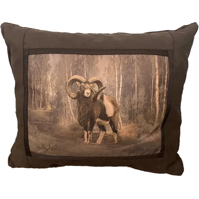 Nature Galerie Kussen wild suede look ram