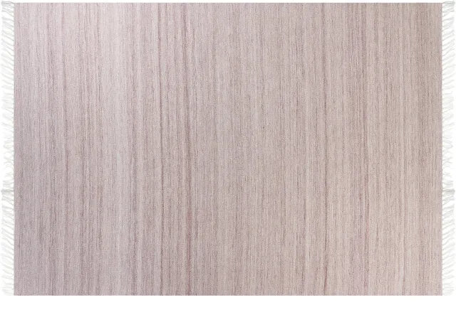 Beliani MALHIA - Vloerkleed - Lichtrood - 160 x 230 cm - Synthetisch materiaal