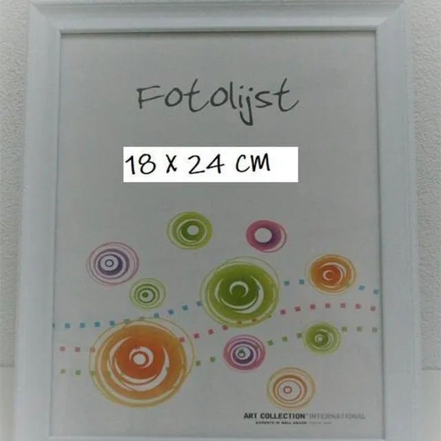 art collection international Art Collection Kunststof Fotolijst Prague Wit 18×24 cm