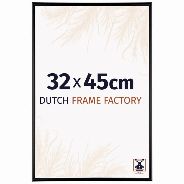 Dutch Frame Factory Fotolijst 32x45 cm - Aluminium - Zwart Mat - Kampen