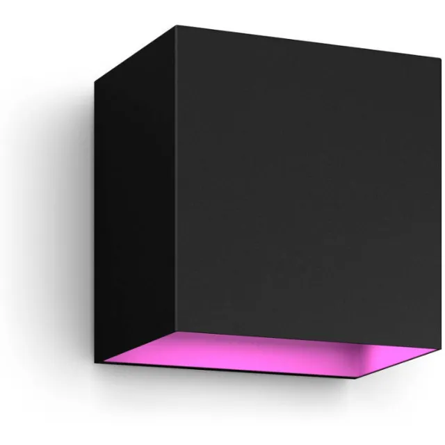 Philips Hue wandlamp buiten Resonate Down - wit en gekleurd licht Zwart