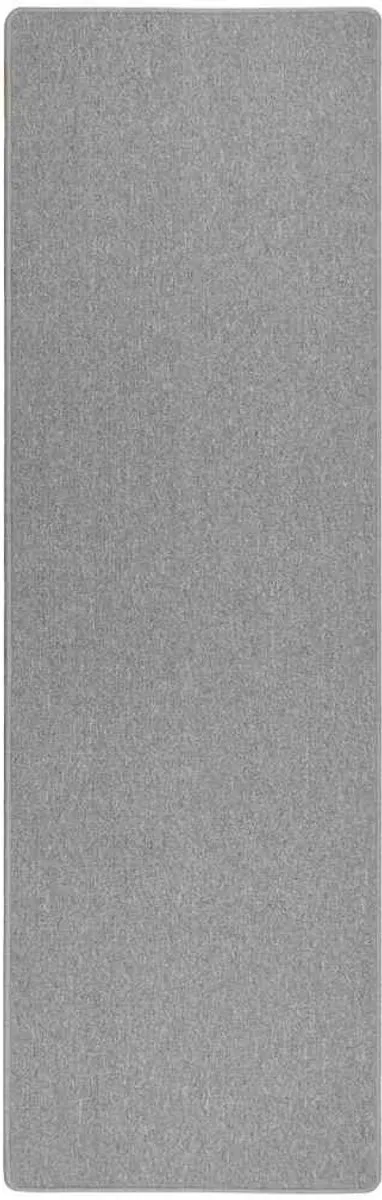 vidaXL Tapijt - Loper - Lichtgrijs - 100 - x - 250 - cm - 100% - Polypropyleen