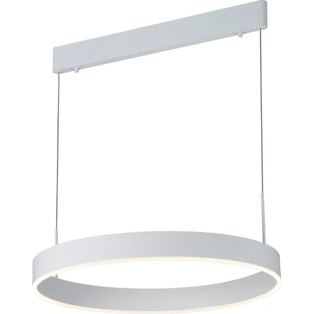 Fantasia Pure LED hanglamp rond wit, aluminium, Ø 571 mm, 22W, 1540 lumen, 3000K warm wit, dimbaar, IP20