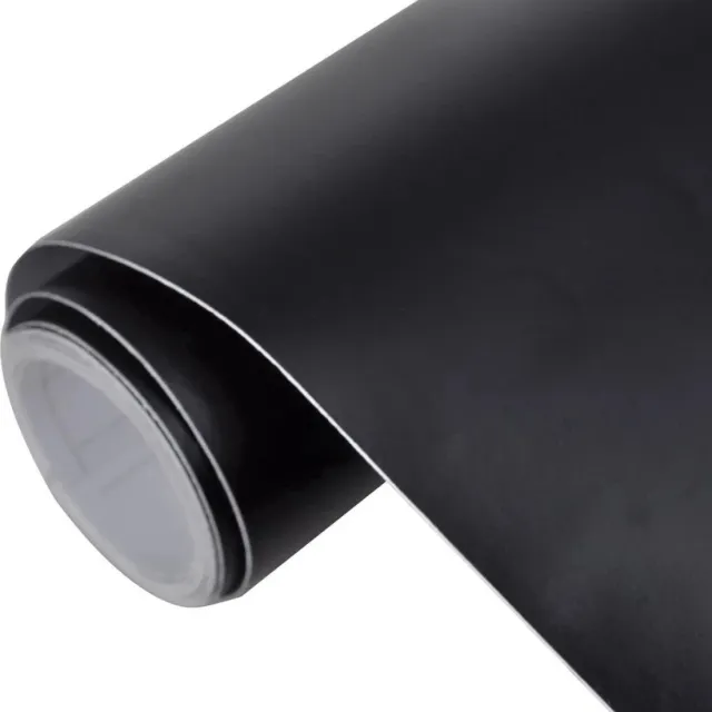 2LIF Decoratie plakfolie meubelfolie Zwart mat 45 cm x 2 meter zelfklevend - Decoratiefolie - Plakplastic - Raamfolie