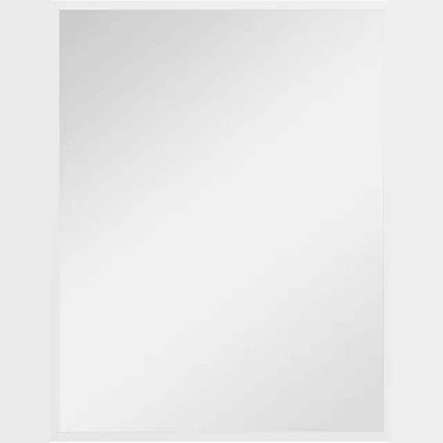 Homona Wandspiegel - Rechthoekig - Met MDF-frame - Horizontaal en verticaal monteerbaar - 70 x 90 cm - Wit