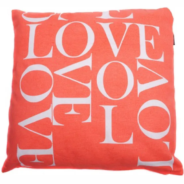 In The Mood Kussen Love 50 x 50 cm Fluor