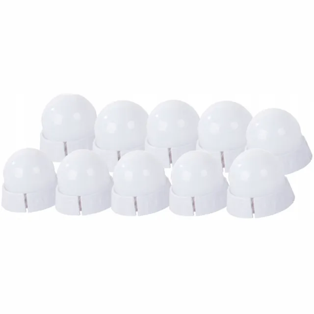 Nexara Spiegelverlichting voor Make-up - 10 LED Spiegellampen - USB - Dimbaar - 3 Lichtkleuren - 5 m Wit