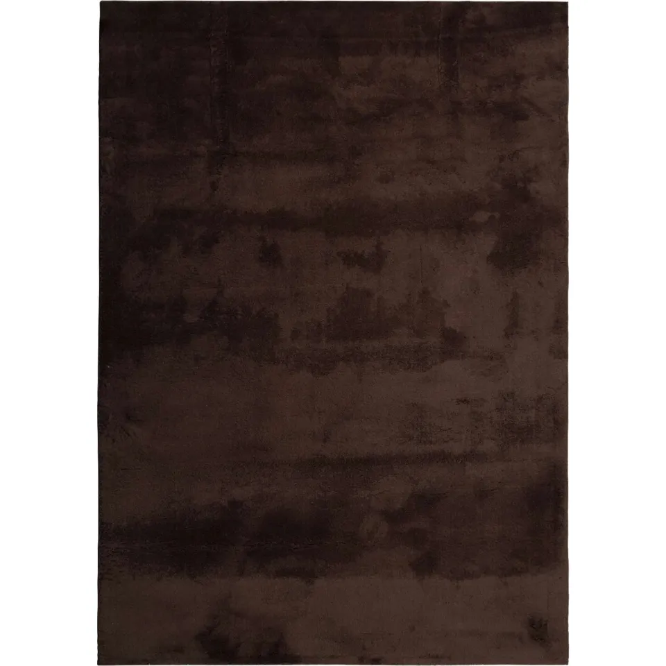 vidaXL Vloerkleed HUARTE Bruin 140 x 200 cm 100% Polyester Plat, foto 3