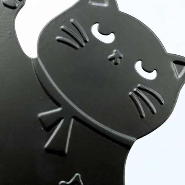 Nevolis Cartoon Cute Animal Book Ends Heavy Duty Metal Bookstopper L Shaped Bookend Support for Shelves Library School Office Home - Cat Bookends . multi color