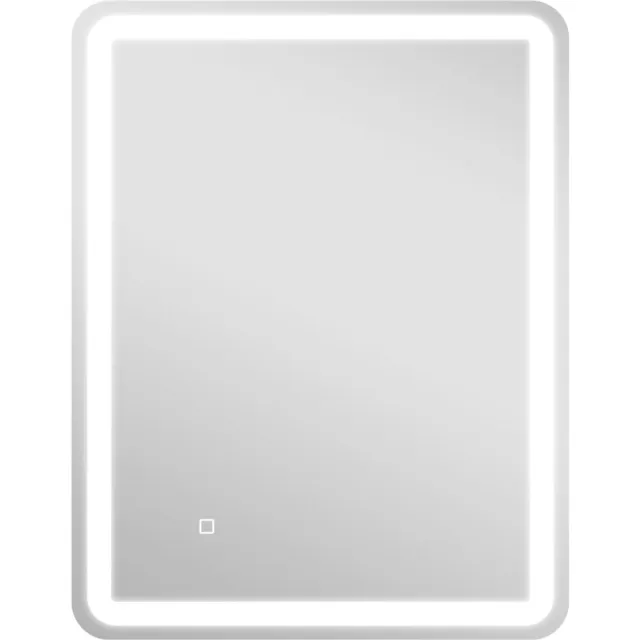 Wishdor Badkamerspiegel - Verlicht En Anti-Condens - Met Touchbediening - Voor Badkamer - Gehard Glas - Zilver - 70 x 90 cm
