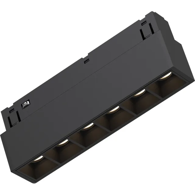 Qualu 48V Magnetische Lineaire LED Bar - Kingtron Magni - 6W 440lm 24D - Natuurlijk Wit 4000K - Zwart