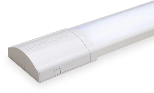 HOFTRONIC led batten 120cm – 40 watt 7200 lumen – flikkervrij – 6500K daglicht wit – niet dimbaar – polycarbonaat wit – IP20 – onderbouwverlichting garage kelder werkruimte