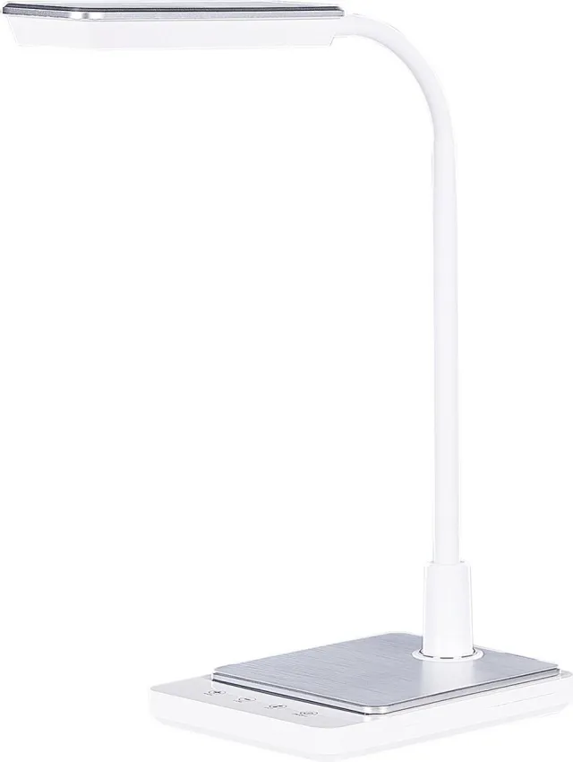 Beliani CENTAURUS - Tafellamp - Wit - Synthetisch materiaal
