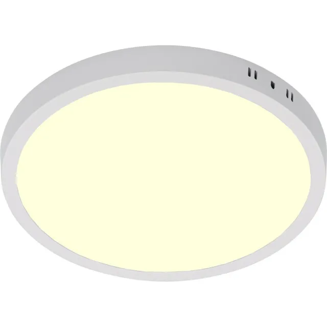 Horoz Electric MILENA - Led Plafondlamp - Witte kleur - opbouwlamp - 36w - CCT - Aanpasbare licht kleuren 3000K,4000K,6000K - 3600Lumen - Rond - 290 mm