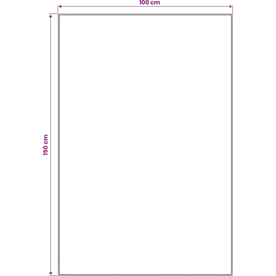 vidaXL Vloerkleedloper ORIZ 1150 gsm Blauw 100% polyestervilt, foto 4