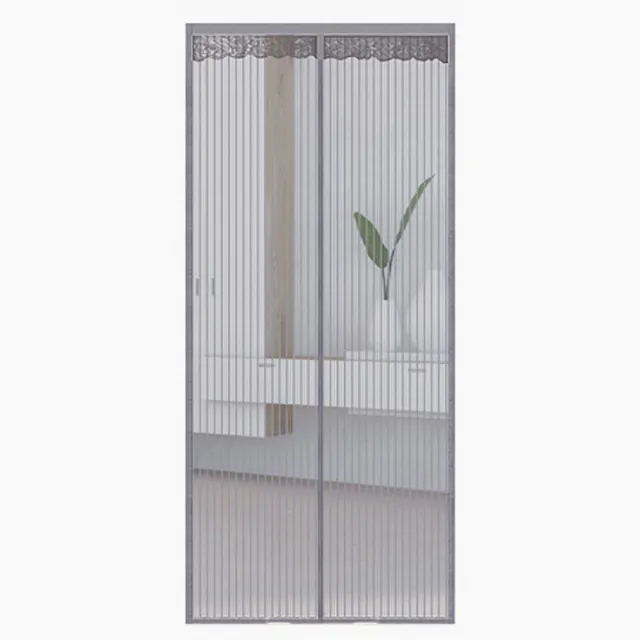 Inf Klamboe met magnetische sluiting voor deur Grijs