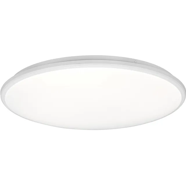 BES LED LED Plafondlamp - Plafondverlichting - Trion Lombis - 34W - Natuurlijk Wit 4000K - Dimbaar - Rond - Mat Wit - Kunststof