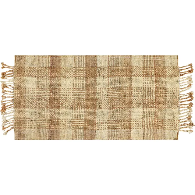 Beliani BERISSA - Modern vloerkleed - Lichtbeige - Jute