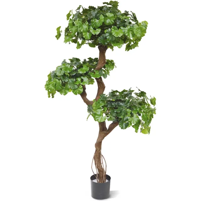 maxifleur Kunstplanten Ginkgo Bonsai kunstboom 150cm Groen