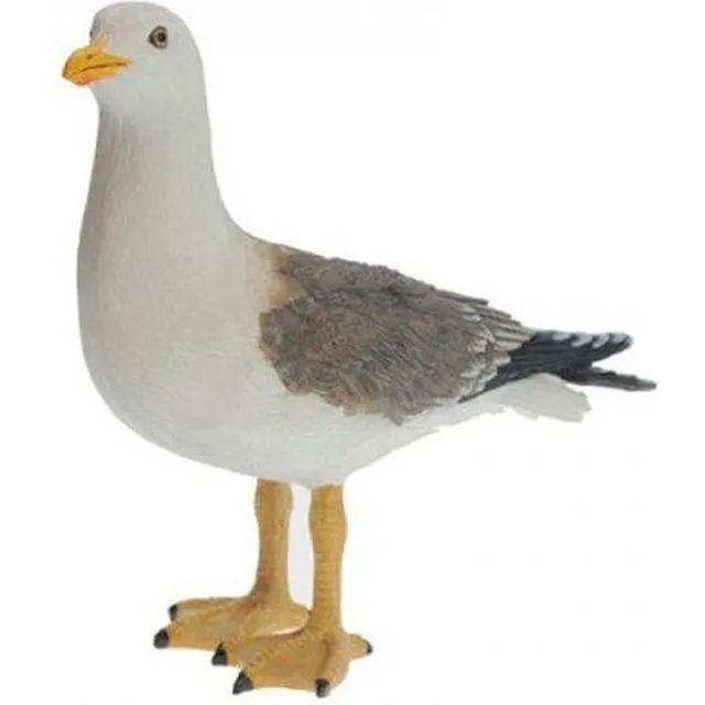 Gerkimex Staande meeuw 25 cm polystone Grijs