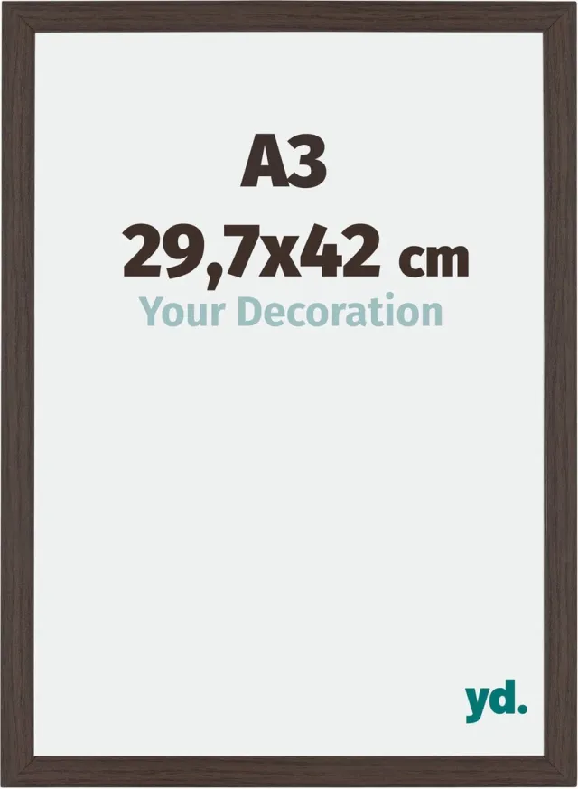 yd. Your Decoration - Fotolijst A3 29,7x42 cm - MDF - Eiken Donker - Mura