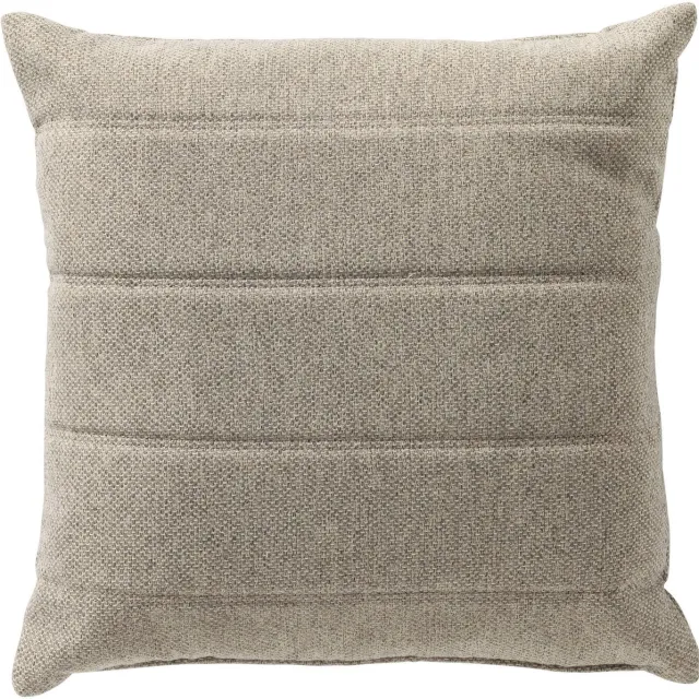 Dutch Decor TALIA - kussenhoes outdoor 45x45 cm - waterafstotend en uv-bestendig - Pumice Stone - taupe