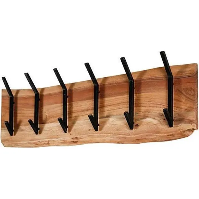 AnLi Style AnLi-Style Kapstok Sjimmie 2x6 haken Bruin, Zwart