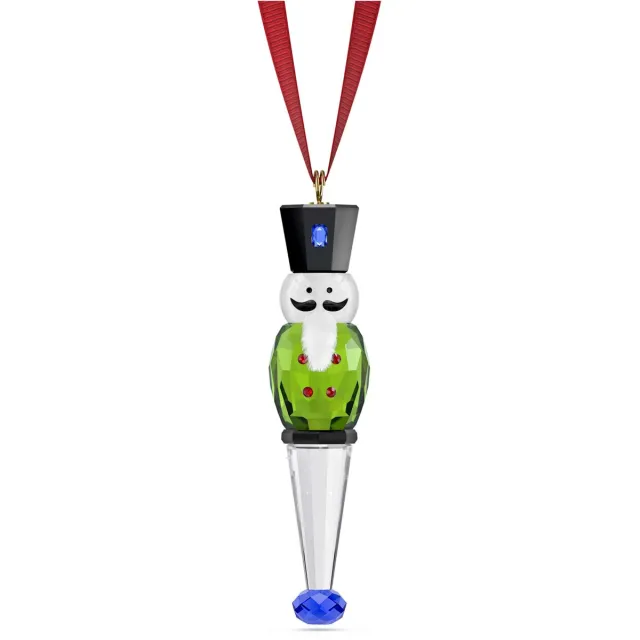 Swarovski Holiday Cheers Ornament Notenkraker 5742716 Groen