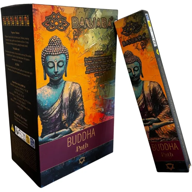 Banjara wierook - buddha pad - path - wierook - geurstokjes - doos 12 stuks Buddha path