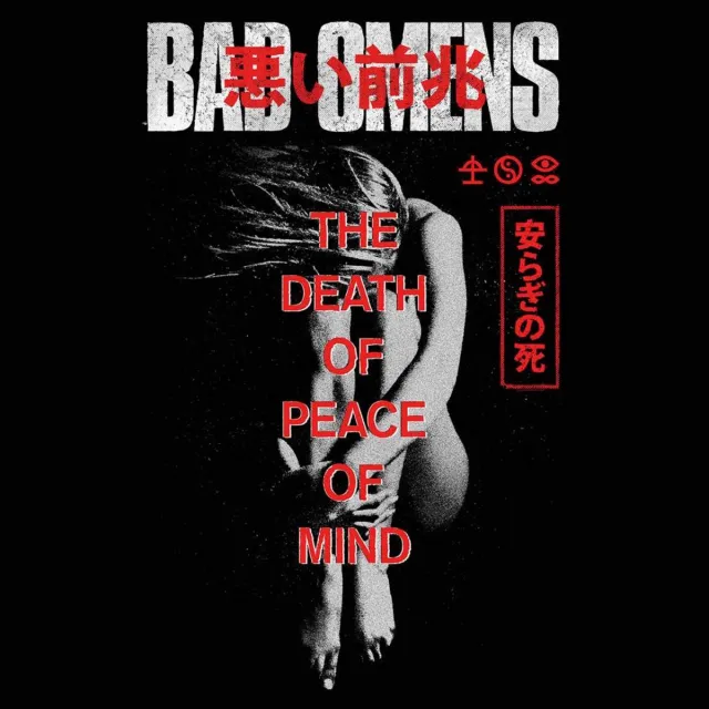 Rock Off Bad Omens - The Death Of Peace Of Mind Textiel Poster - Zwart/Multicolours