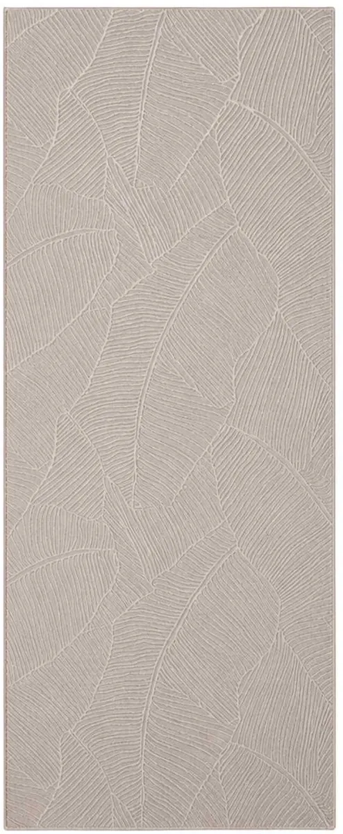vidaXL Tapijt - IZA - Beige - 80 - x - 200 - cm - 100% - Polyester - Laagpolig