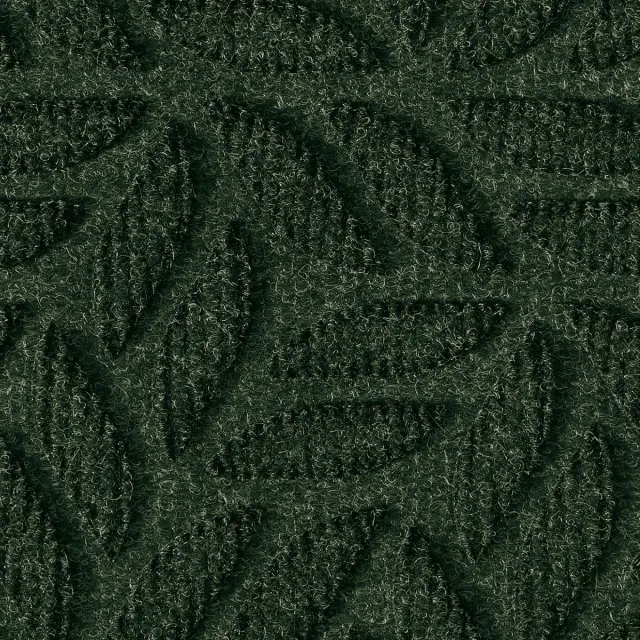 Kleen-Tex Dune Deurmat voor binnen en buiten - Leaves midnight green - 60 x 90cm