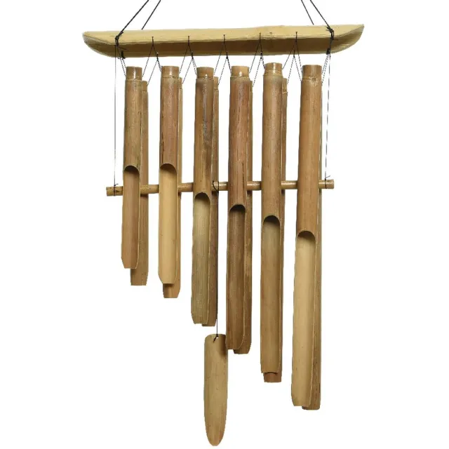 Kaemingk BV Kaemingk windgong bamboe naturel binnen en buiten 95 x 45 cm