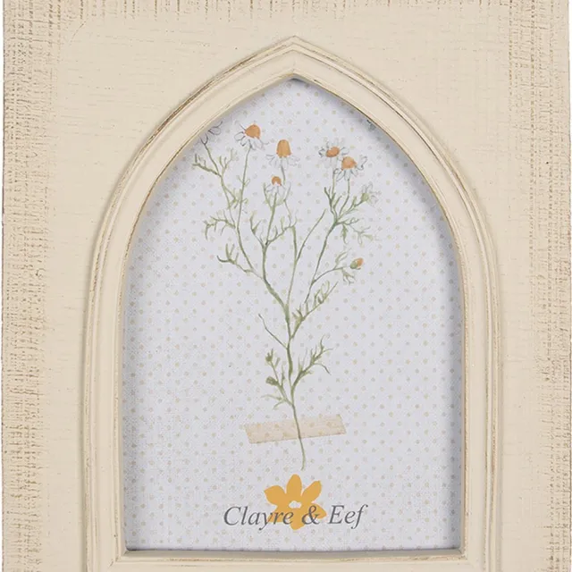 Clayre & Eef Fotolijst 13x18 cm Beige Kunststof