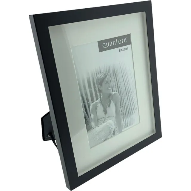 Quantore Fotolijst Aluminium Wissellijst -13 x 18 cm - Mat Zwart
