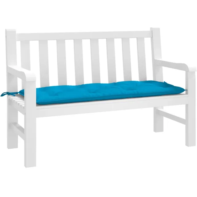 vidaXL Tuinbankkussen 120x50x7 cm oxford stof lichtblauw blauw