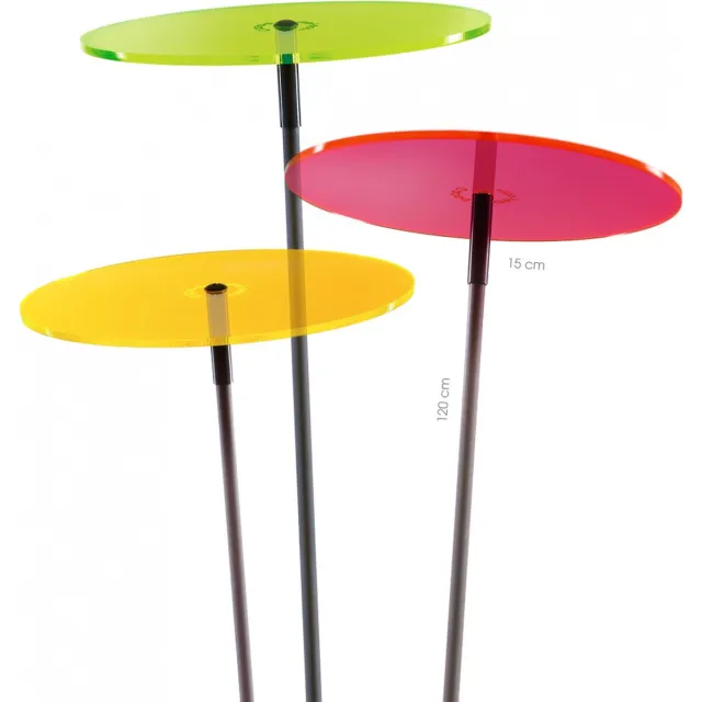 Cazador del Sol Uno zonnevanger - set v. 3 - Ø15x120cm - Geel/rood/groen