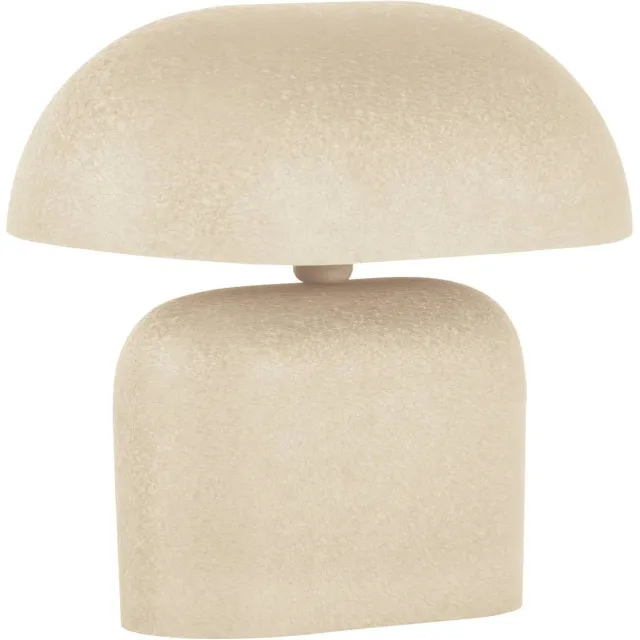 WOOOD Tilo Tafellamp 26x37x37 cm - Metaal - Beige - 26x37x37