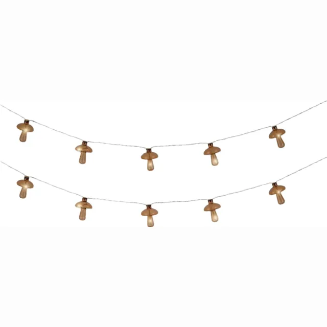 Lumineo LED stringlights d6l140 cm bruin/warm wit Lumineo