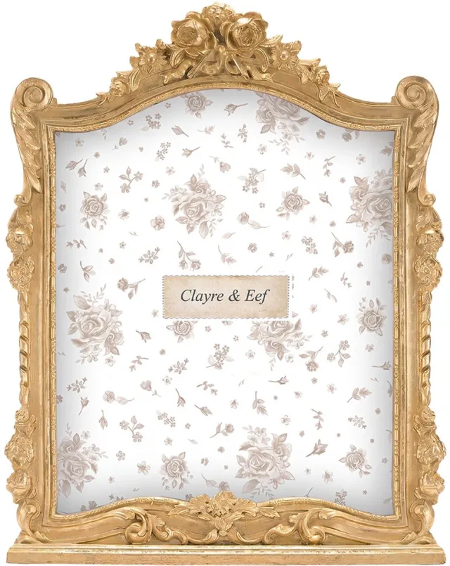 Clayre & Eef Fotolijst Goudkleurig Kunststof