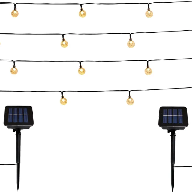 Lumisky Set van 2 solar lichtslingers 120LED FESTY